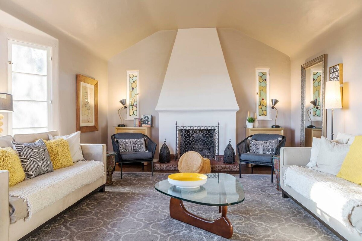 Hollywood Hills Villa with Views – Gated & Central LA Location!