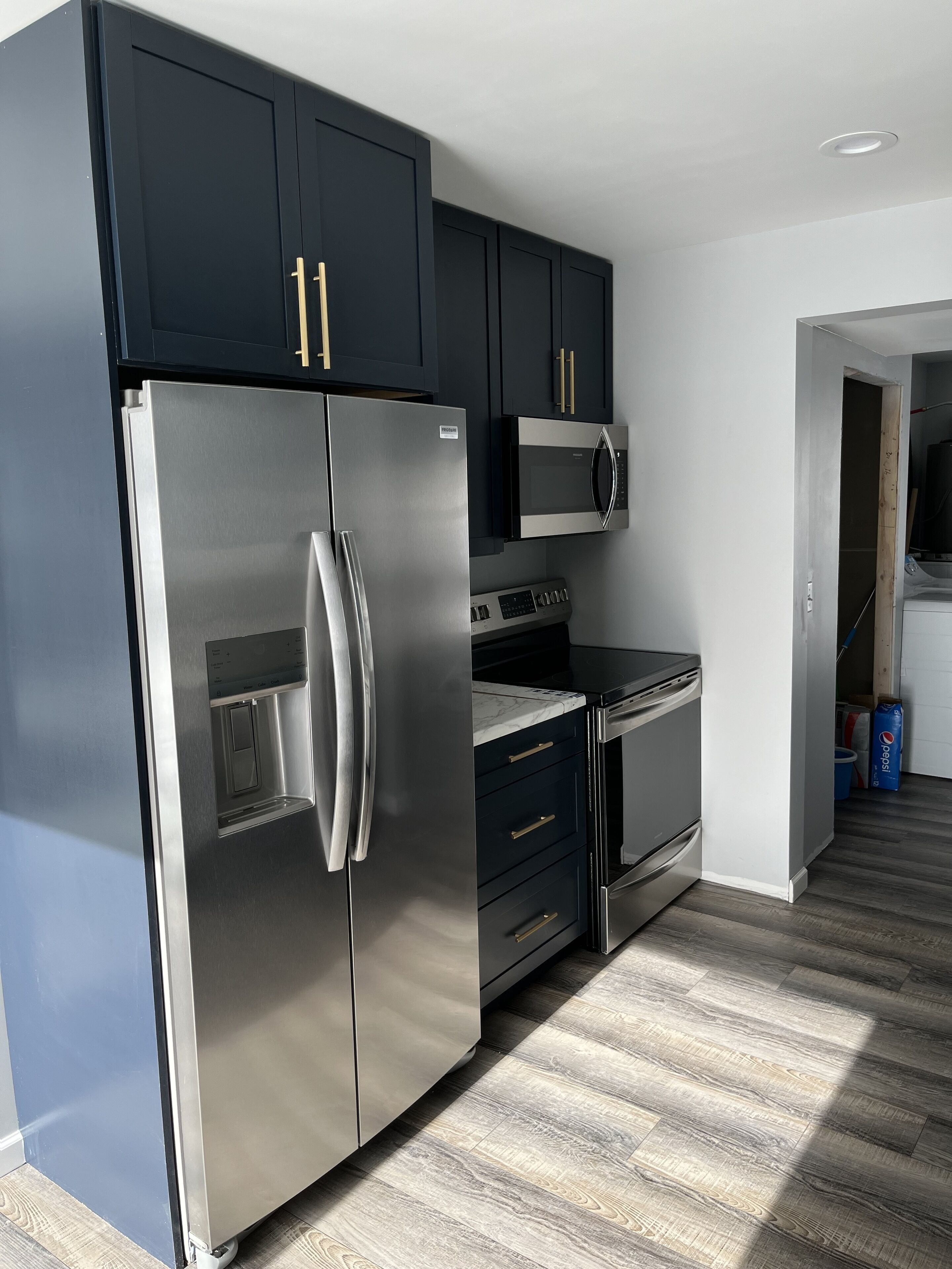 Newley renovated waterfront home with private beach area