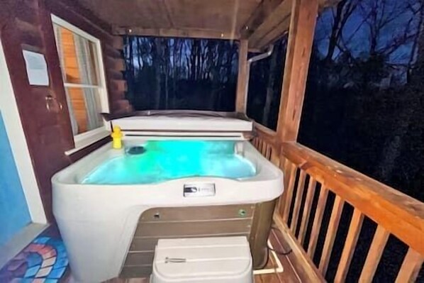 Baignoire à remous extérieure