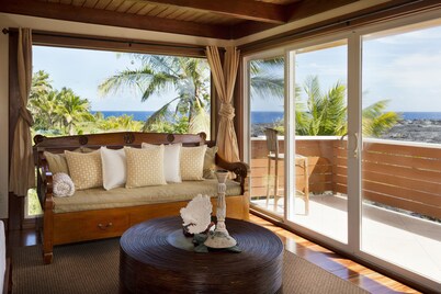 Luxuriously Appointed Bali Temple Has 160 Degree Ocean Views!