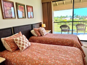 2 bedrooms, in-room safe, iron/ironing board, free WiFi