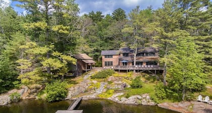 Lujosa casa del lago Maine en Megunticook Lake en Camden, ¡el mejor alquiler en el lago!