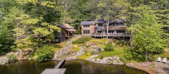 Lujosa casa del lago Maine en Megunticook Lake en Camden, ¡el mejor alquiler en el lago!