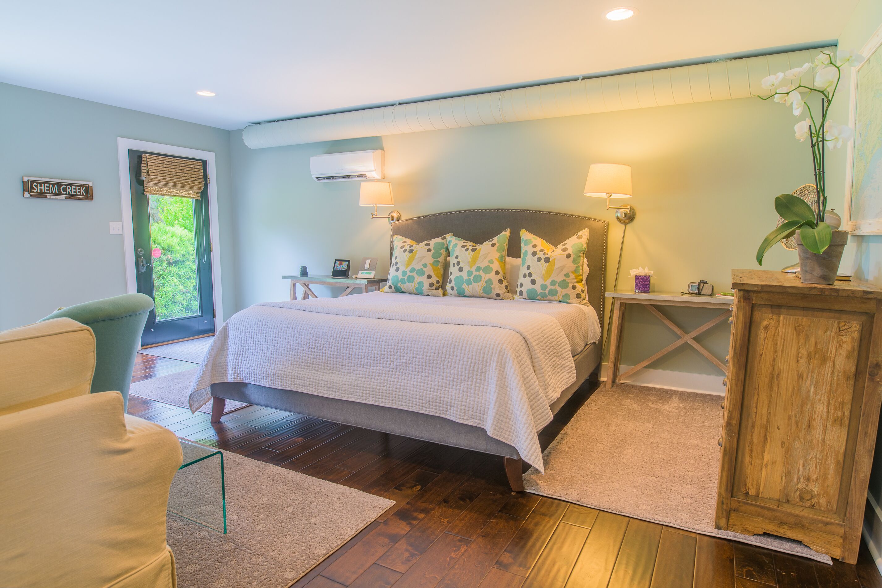 Studio on Shem Creek with a Deep Water Dock & Views of Freshwater Lake