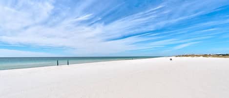 On the beach