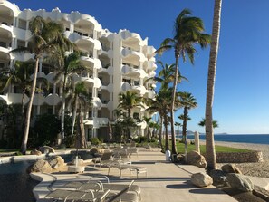 Outdoor pool, a heated pool - Mykonos, Costa Azul - Ground Level End Unit by Pools & Beach (San Jose del Cabo)
