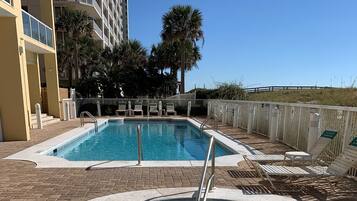 AuĂenpool, beheizter Pool