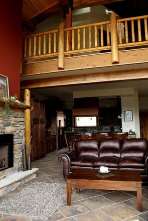 Smart TV, chimenea, videojuegos y reproductor de DVD 