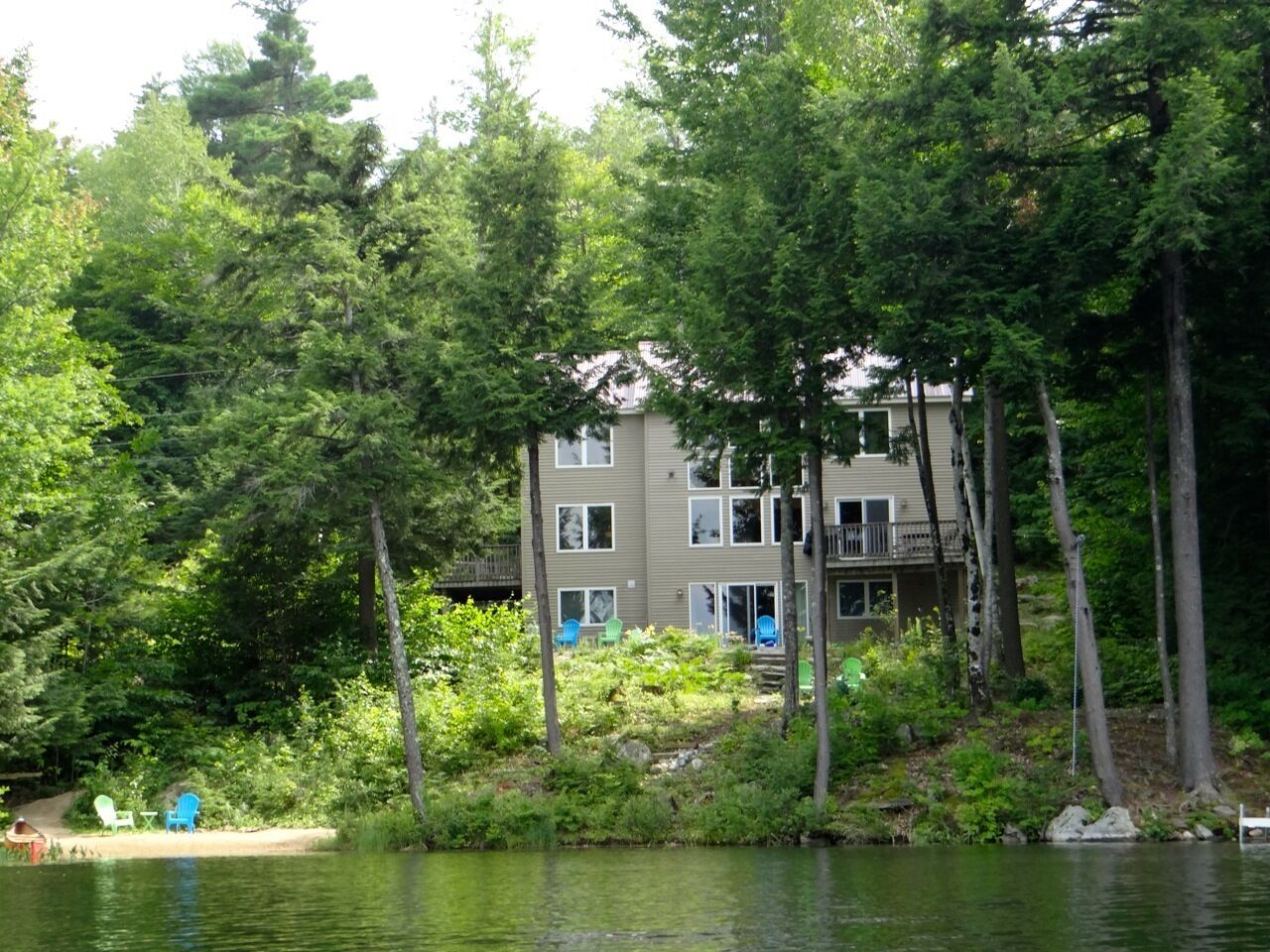 Waterfront, Private Beach, A/C, Near N. Conway, Skiing, White Mountains
