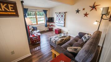 TV connectée, cheminée, médiathÚque