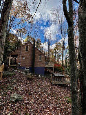 Property grounds - 2 mi from WISP & lake, outdoor hot tub, wood burning stove, luv DOGS! (McHenry)