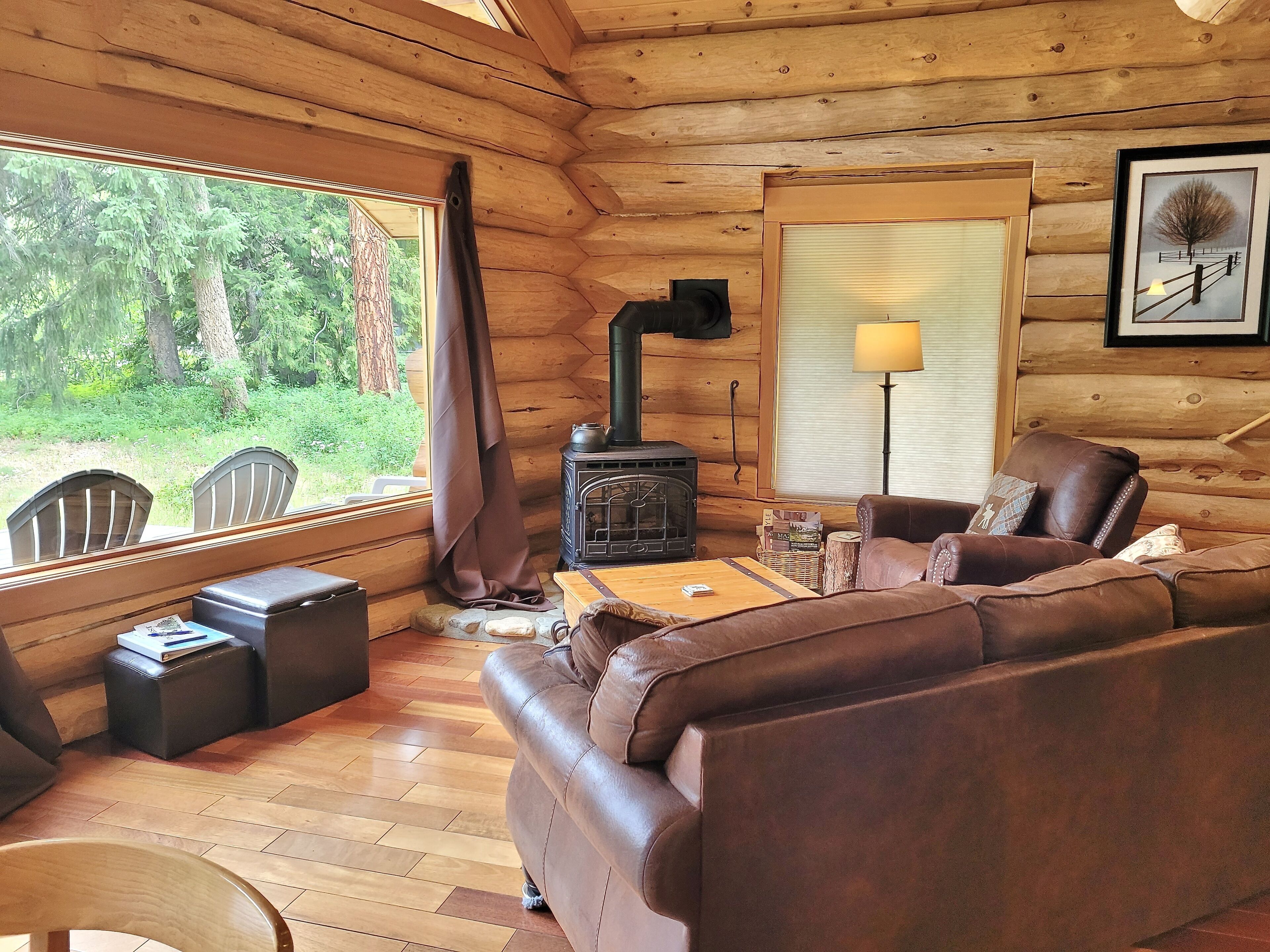 Gorgeous Custom Riverfront Log Home