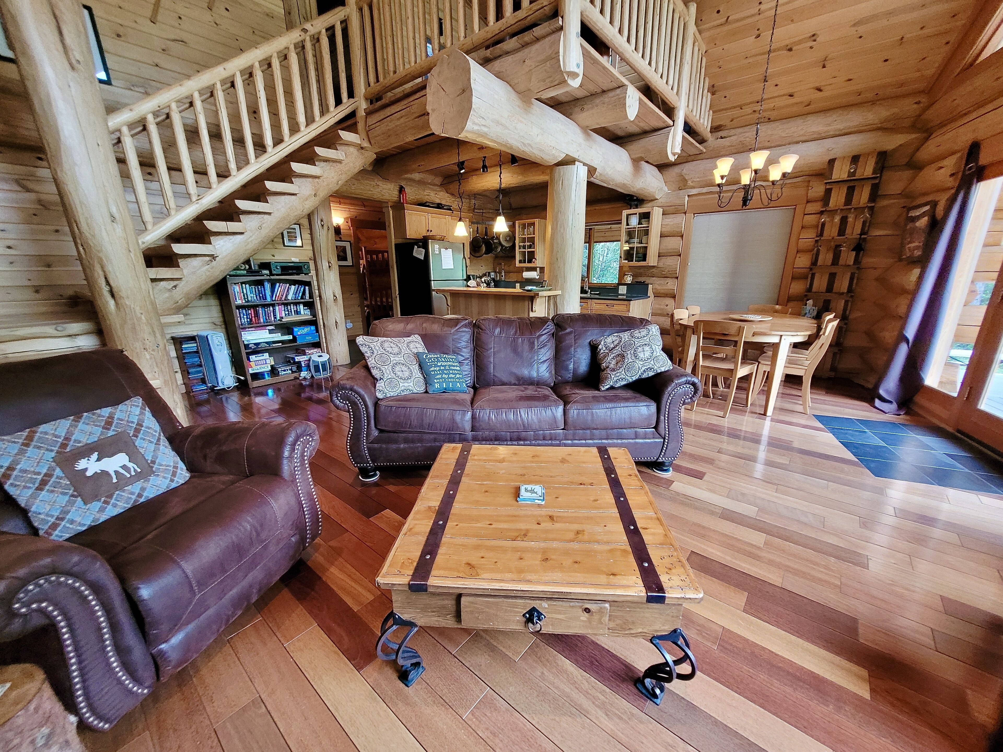 Gorgeous Custom Riverfront Log Home