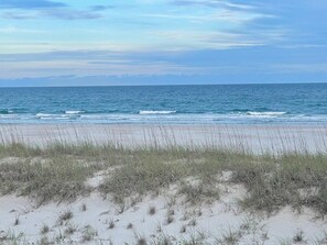 Beach nearby, sun-loungers