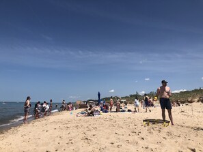Sun loungers, beach towels