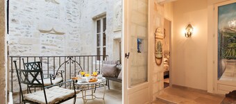 Luxury penthouse apartment in centre of St Rémy with amazing views from terrace