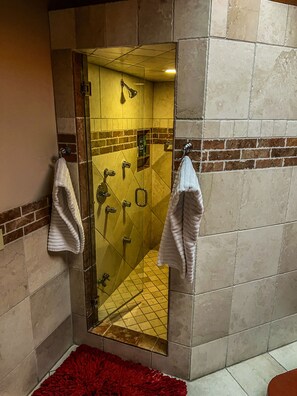 Combined shower/tub, jetted tub, towels, toilet paper - Downtown Montrose, Colorado (Montrose)