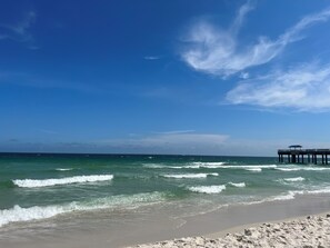 On the beach