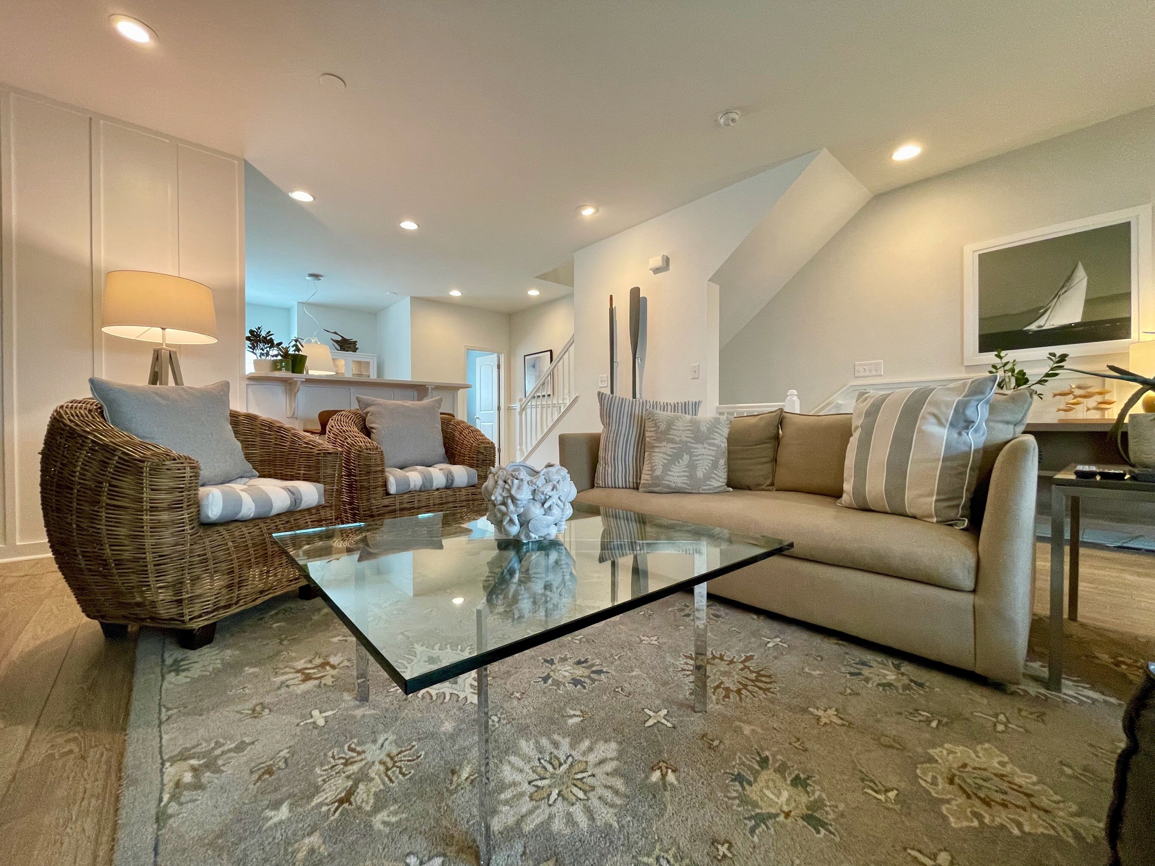 Light, Airy, Modern, Beachy!  Sleeps up to 9!