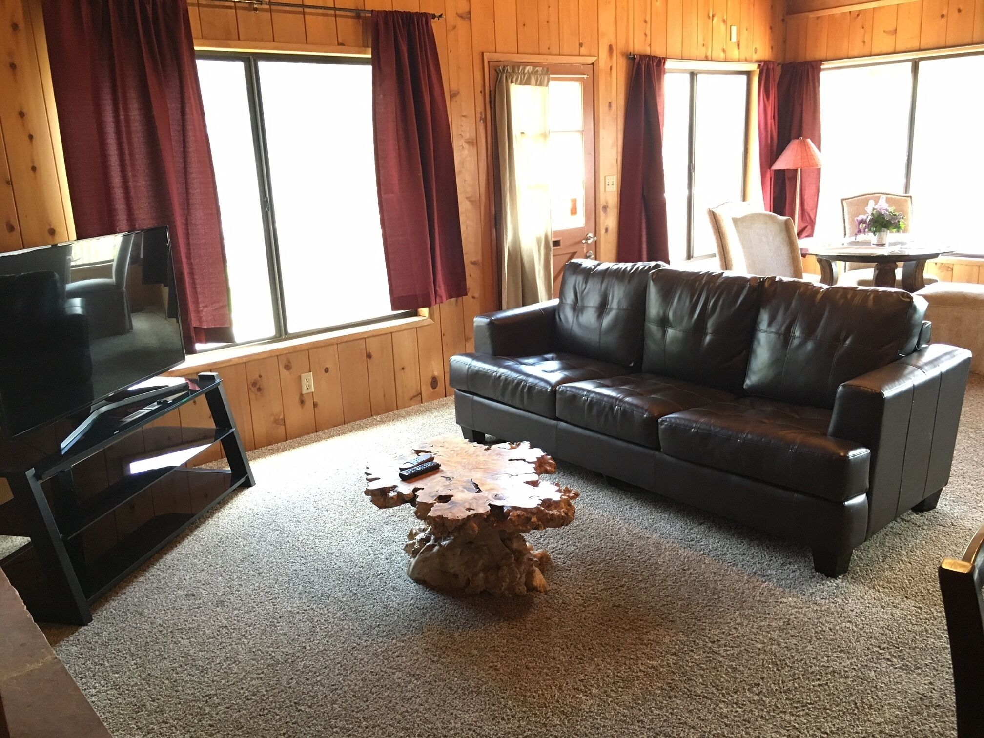 Pheasant Hill Cabin.  Cozy and dog friendly.
