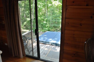 Cozy Cabin on Blue Ridge Pwy & MTS Trl with hot tub, only 15min from downtown 