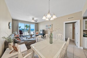Dining - 208 Calypso. Perfect floor. Outstanding views, Easy Access. No Elevator Needed (Panama City Beach)