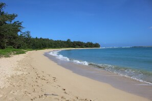 Sun-loungers, beach towels