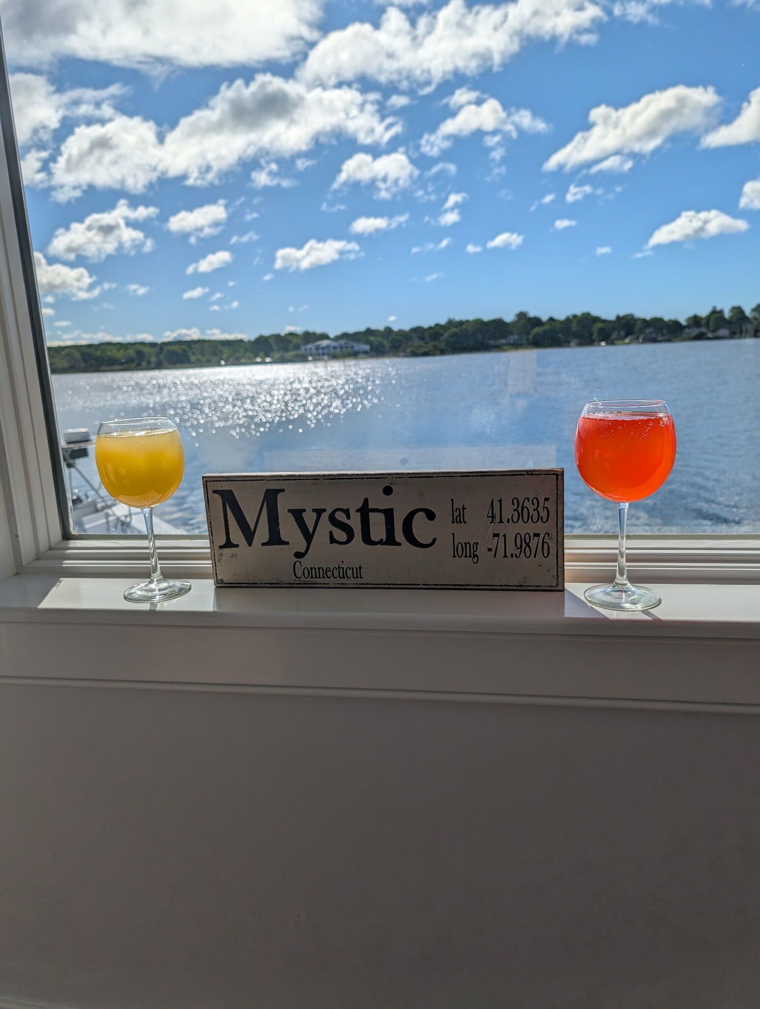 Blick von der Unterkunft