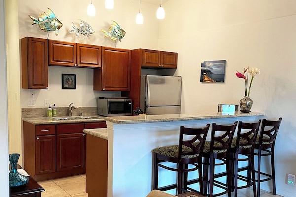 View from den (bedroom 2) toward kitchen