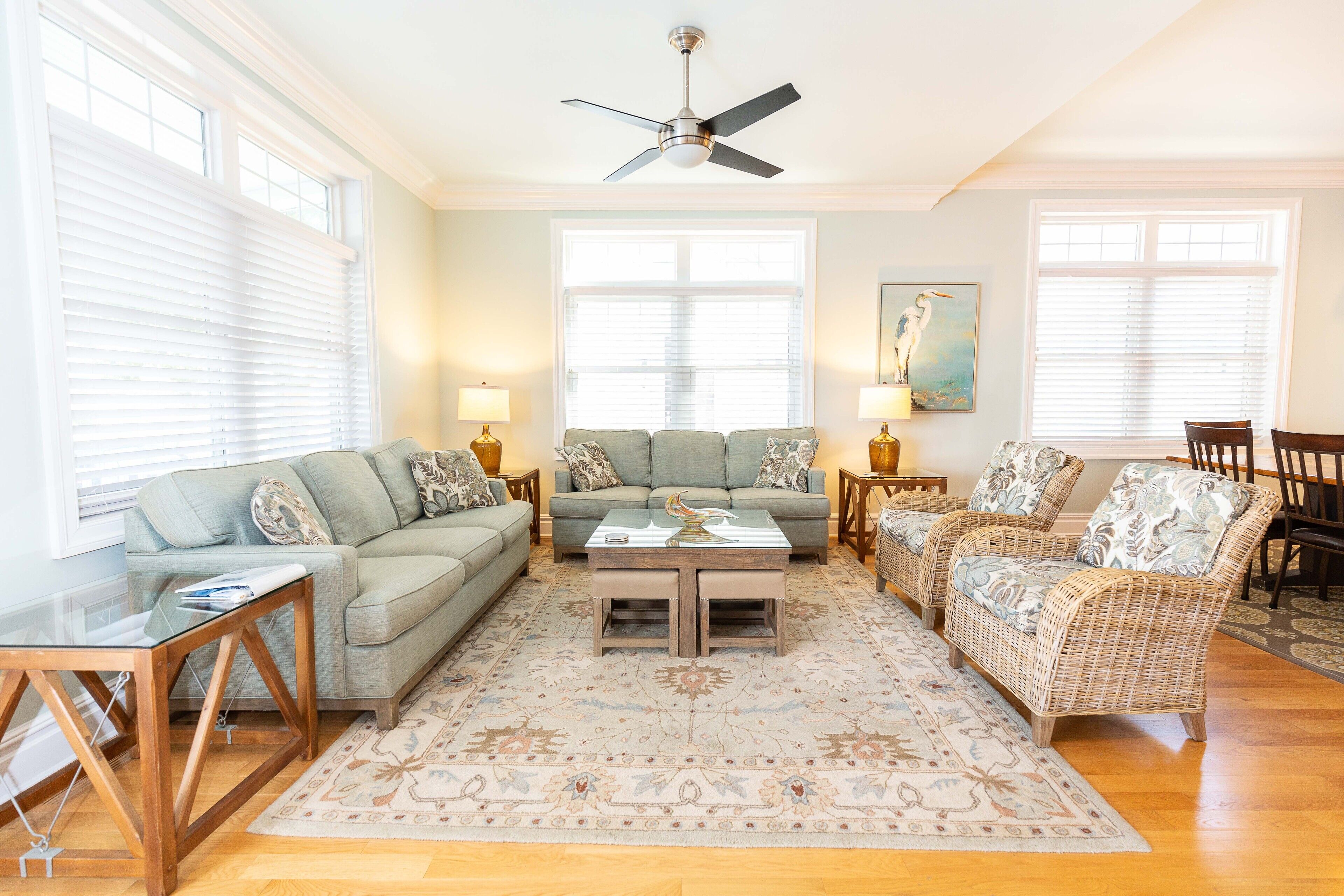 6 Bedroom, 6 1/2 Baths, Front Porch, 2 Balconies and Back Patio