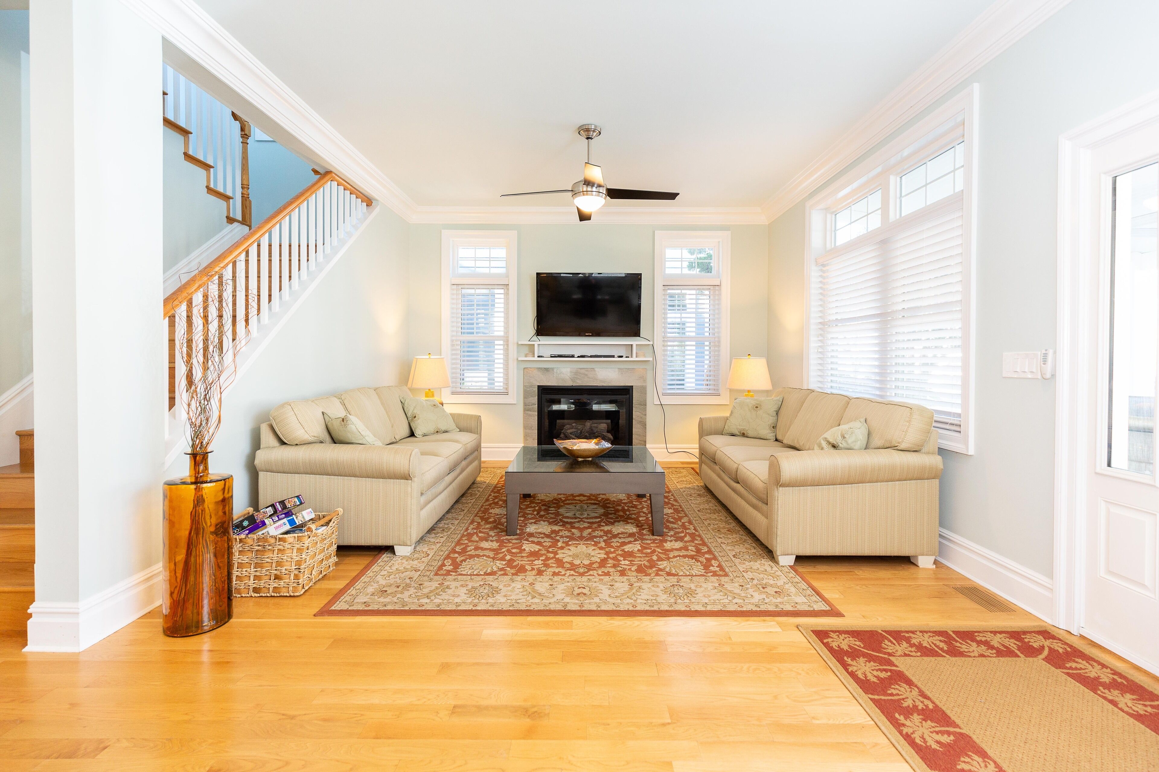 6 Bedroom, 6 1/2 Baths, Front Porch, 2 Balconies and Back Patio