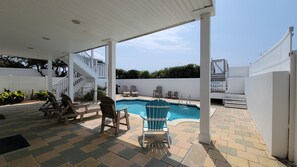 Outdoor pool, a heated pool - Gulf Front 30A - Private Beach - Heated Pool - Sleeps 12 -Gated (Panama City Beach)