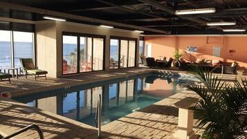 Indoor pool, outdoor pool