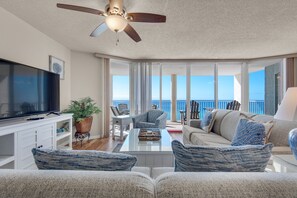 Televisión y reproductor de DVD 