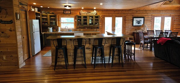 Interior -  Log Home in the NATIONAL FOREST.  ATV/SNOWMOBILE TRAIL CROSS OUR PROPERTY (Hayward)