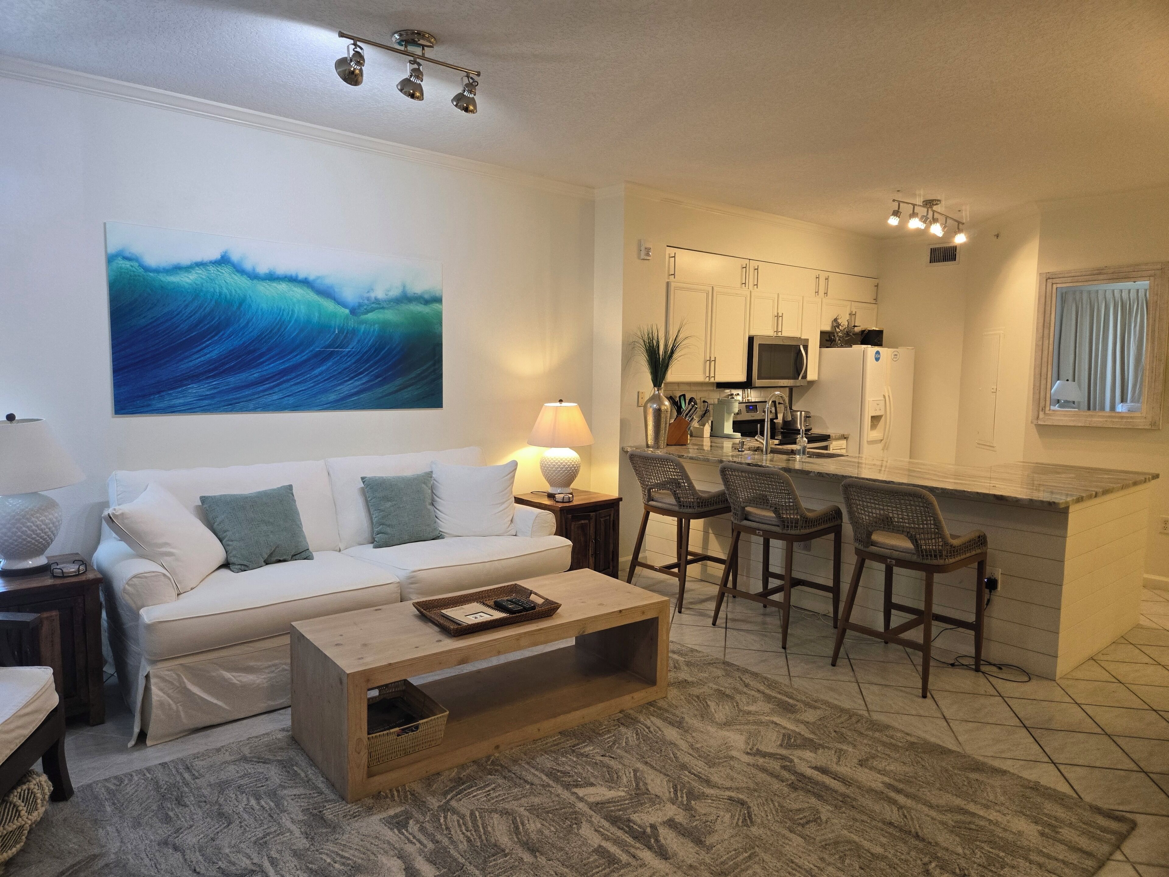Kitchen, New Sleep Sofa, New Barstools