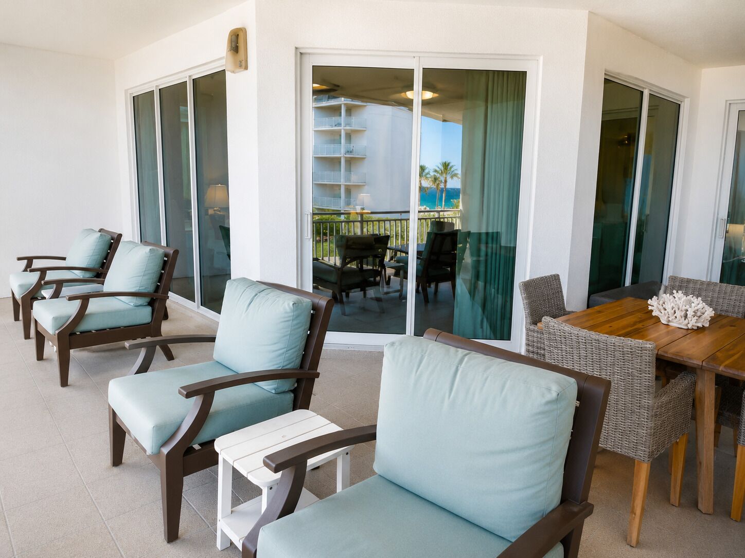 Large Deck - Pottery Barn Chairs 