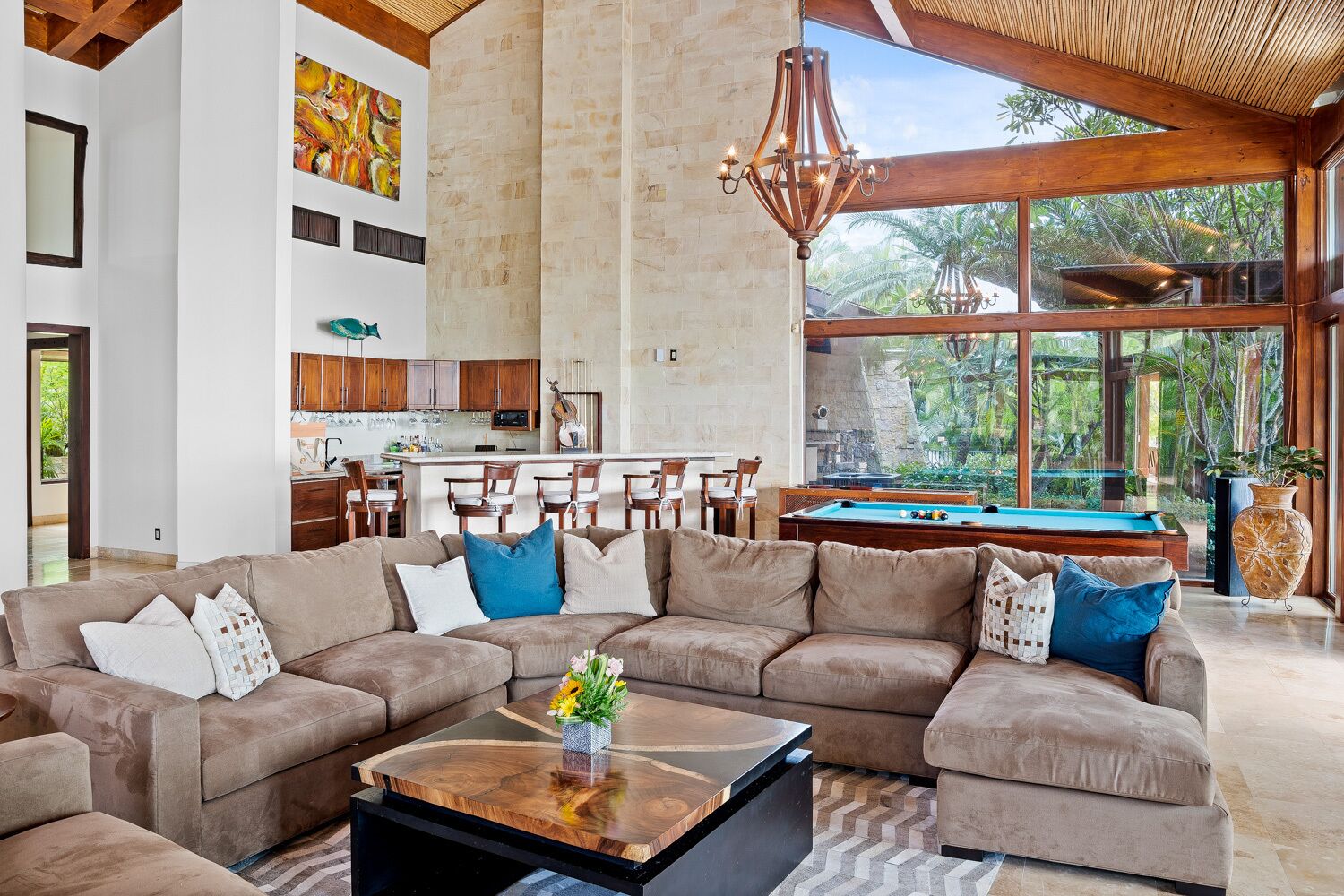 Smart TV, video games, table football, books