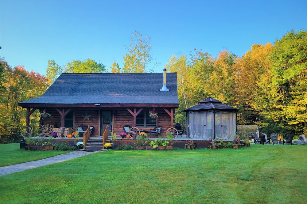 Secluded Log Home Sitting on 10 Acres.
