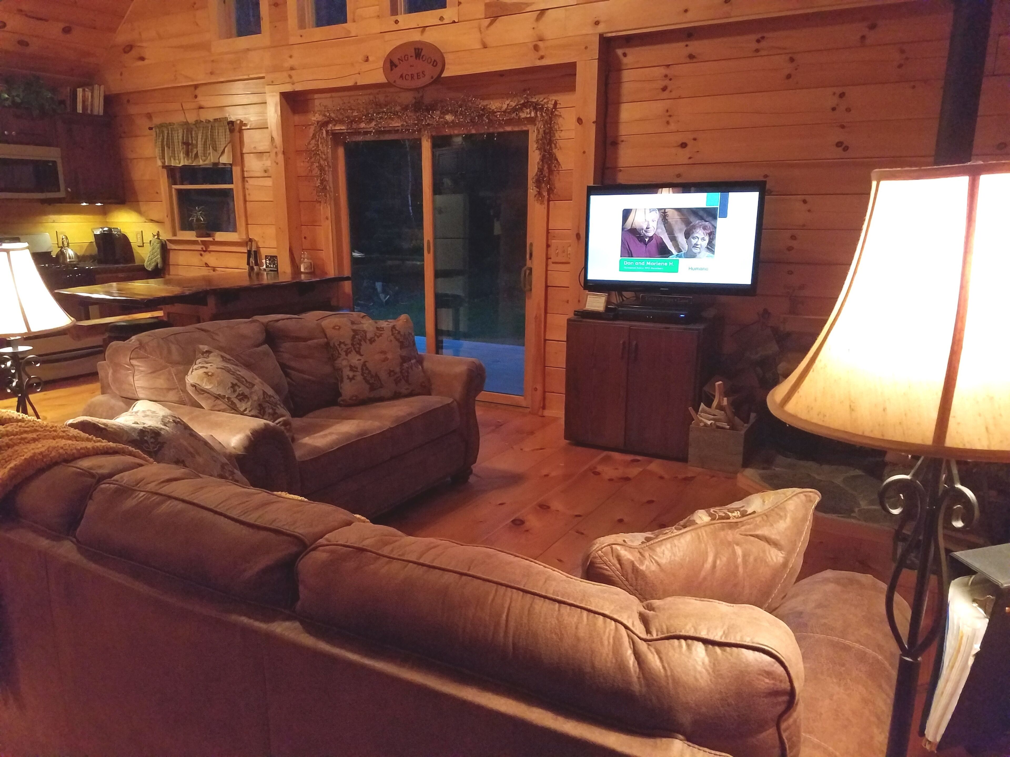 Secluded Log Home Sitting on 10 Acres.