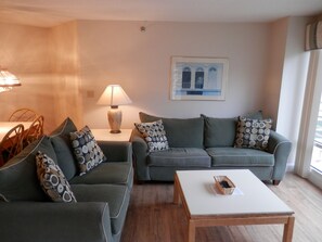 TV, DVD player, stereo