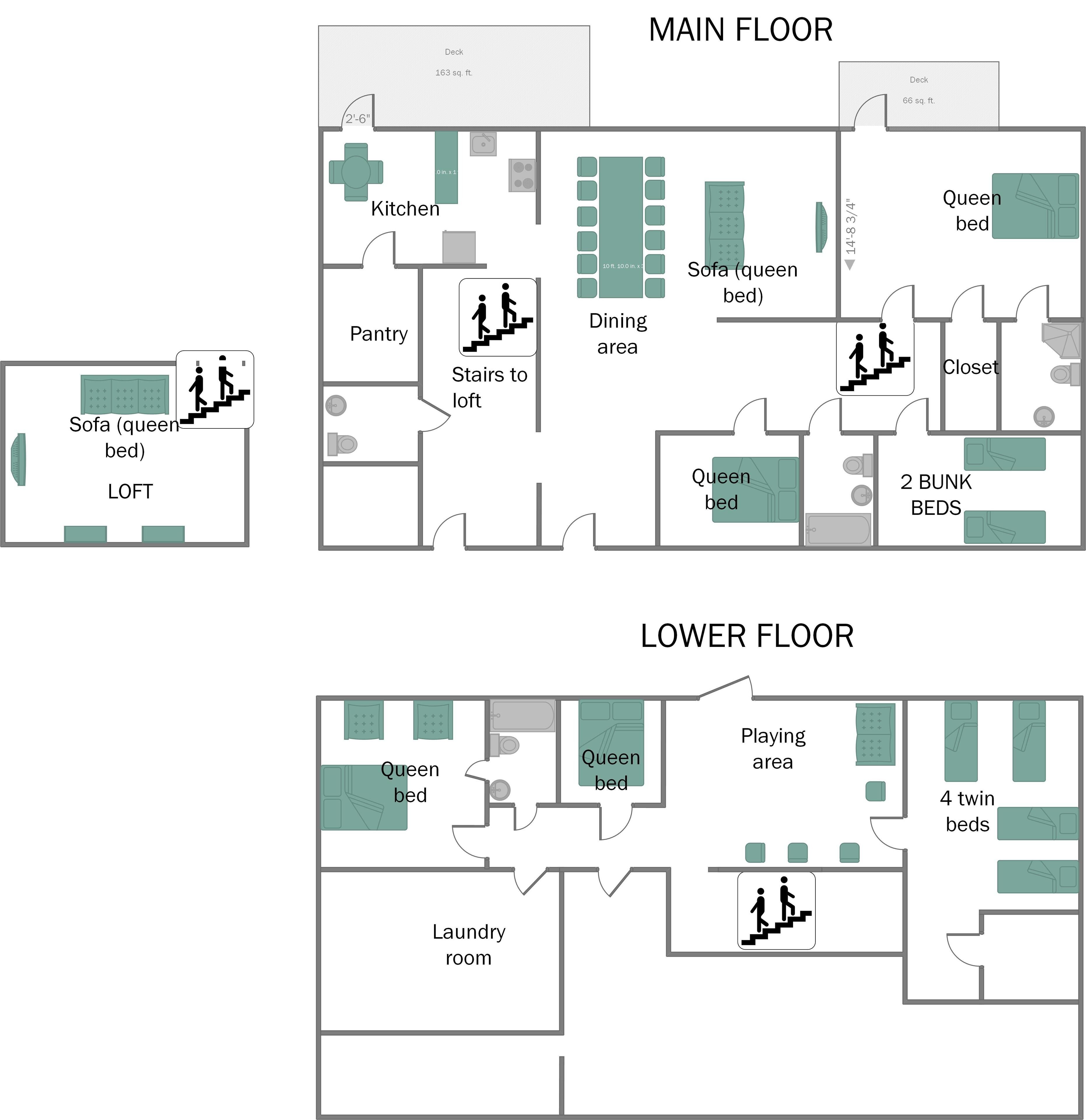 Spacious 4,000 Sq Ft House In Quiet Neighborhood