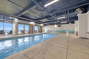Indoor pool, outdoor pool