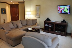 Smart TV, DVD player, books