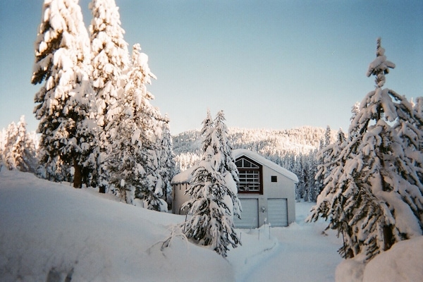 2010 pre-Christmas, our shop as you come down our drive.