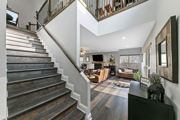 Televisio, takka, videopelejä, DVD-soitin