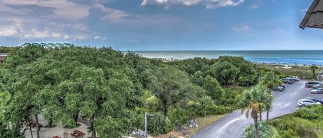 Parkering på området