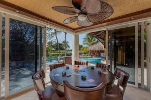 A heated pool - Luxe Waterfront Retreat-2 Pools-Beach-Spa-Dock-Bar (Marathon)