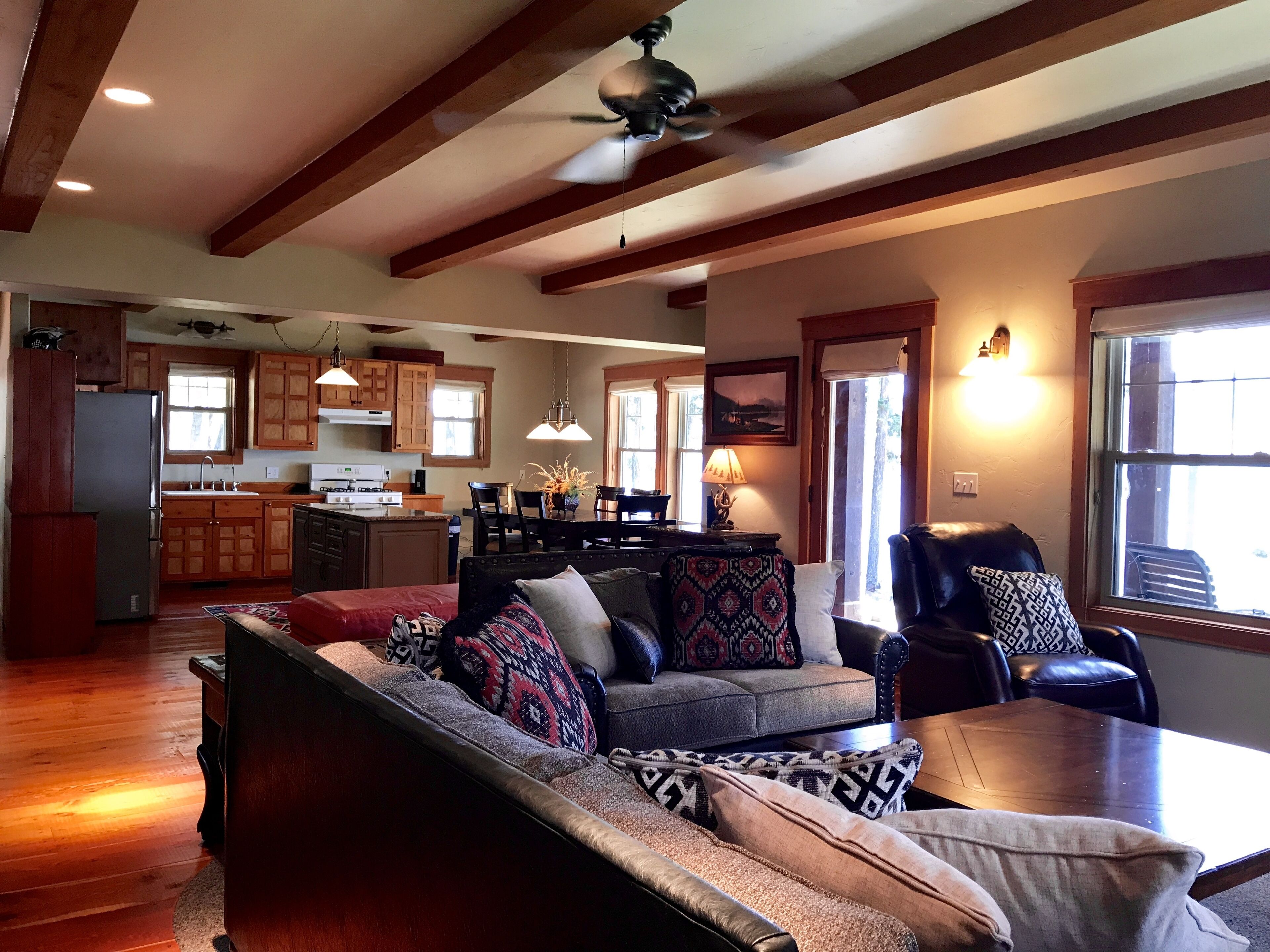 Pristine Waterfront Lake Home near Glacier National Park and Flathead Lake.