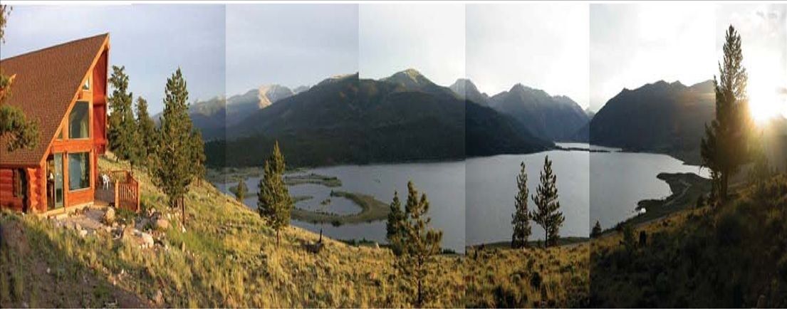 Spectacular Log Home Overlooking Twin Lakes and Mt. Elbert, L100 race available!